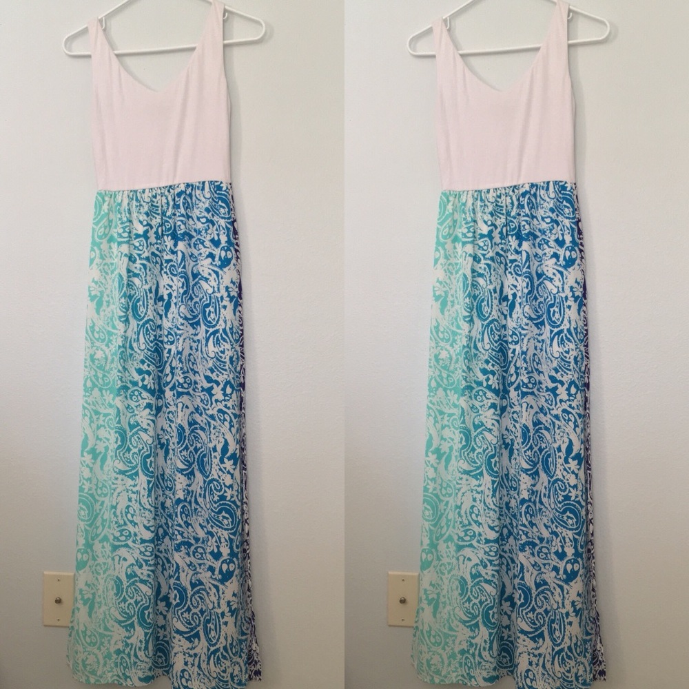 Aqua maxi dress size XS